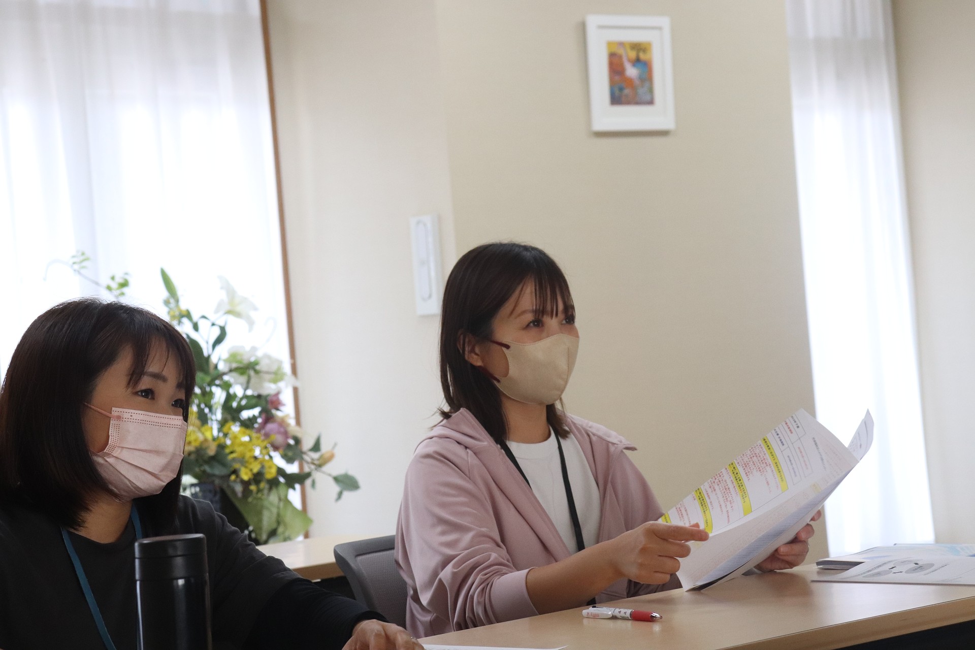 みずほ厚生センターの研修風景